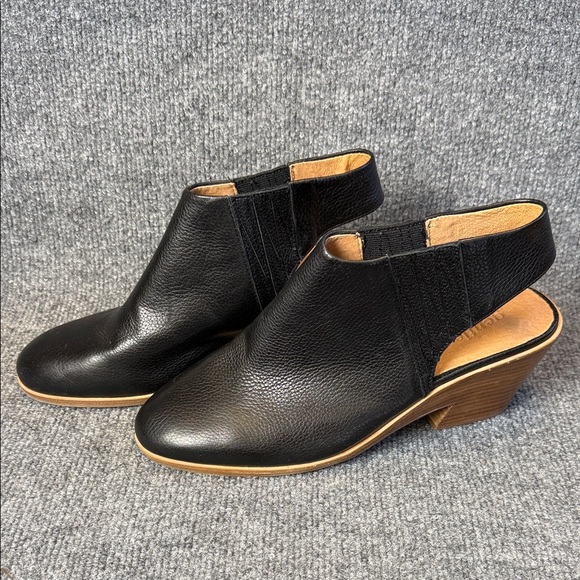 Kenneth Cole Gentle Souls Harlie Slingback Black Leather Women's Size 11 NEW - Picture 8 of 9